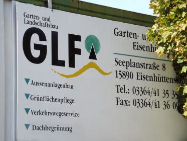GLF Firmenschild