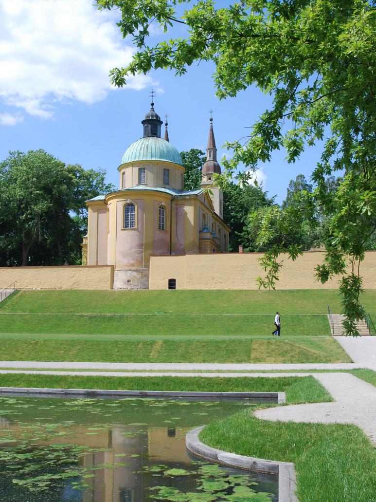 Blick auf Kloster