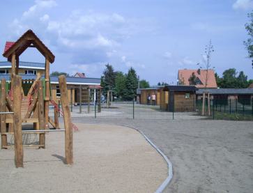 Eingang zum Spielplatz Eingang zum Spielplatz