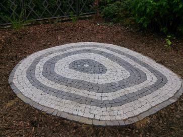 Pflasterkreis als Mosaik Pflasterkreis als Mosaik